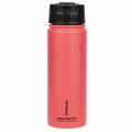 Eat-In Tools 20 oz Double-Wall Vacuum-Insulated Bottles with Flip Cap, Coral EA3532611